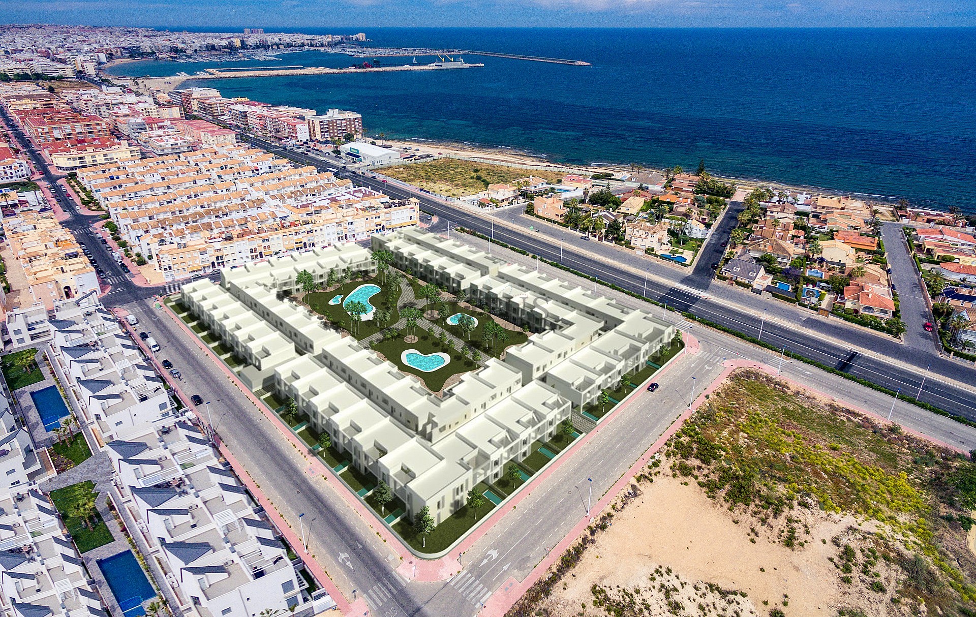 Nieuwe mediterrane badplaats op 300 m van de zee - Torrevieja - Lotus Properties